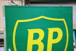 A Large Vintage BP Acrylic Double Sided Light Box  