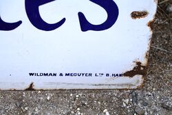Antique Playerand39s Weights Cigarettes Enamel Sign 