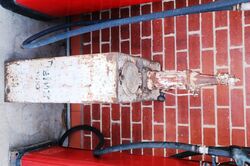 Early Vintage Hi Boy Garage Oil Dispenser 