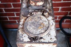 Early Vintage Hi Boy Garage Oil Dispenser 