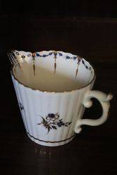 18th Century Caughley Porcelain Fluted Creamer C188595 