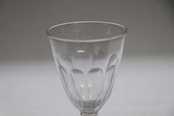 18th Century Double Series Opaque Twist Wine Glass C1780 