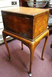 1920+96s Burr Walnut Sewing Table 