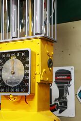 1920and39S BOUTILLON Clock Face Manual Petrol Pump