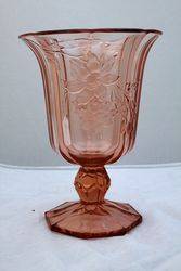 1920and39s Pressed Glass Vase