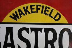 1920s Castrol Wakefield Motor Oil Enamel Sign 