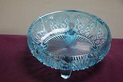 1930and39s Blue Glass Bowl 