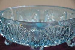 1930and39s Blue Glass Bowl 