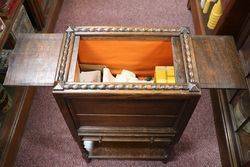 1930and39s Oak Sewing Box 