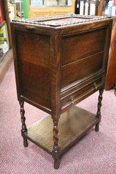 1930and39s Oak Sewing Box 