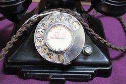 1930s Bakelite Pyramid Telephone 