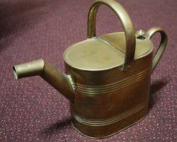 19th Century Brass 4 Pint Hot Water Can 