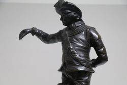 19th Century Bronze Figure Of The Festive Cavalier 