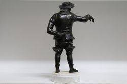 19th Century Bronze Figure Of The Festive Cavalier 