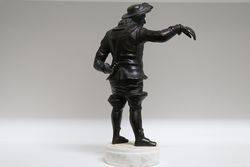 19th Century Bronze Figure Of The Festive Cavalier 