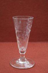 19th Century Dwarf Ale Glass 