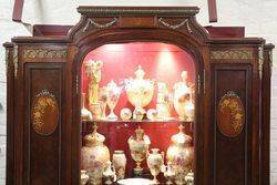 19th Century French Armoire Display Cabinet   