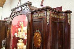 19th Century French Armoire Display Cabinet   