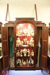 19th Century French Armoire Display Cabinet   