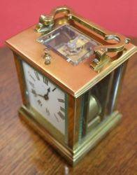 19th Century French Repeater Striking Carriage Clock 8 Day Movement 
