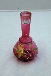 19th Century French Ruby Glass Vase