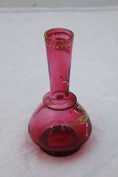 19th Century French Ruby Glass Vase