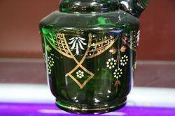 19th Century Green Glass Jug C1890 