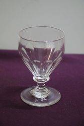 19th Century Round Fluted Bowl Drinking Glass  