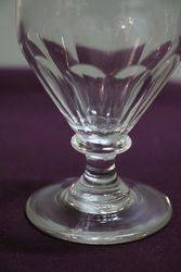 19th Century Round Fluted Bowl Drinking Glass  