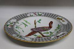 19th Century Worcester Plate Dated 1880 