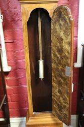 20th Century Walnut Short Case Clock 8 Day 14 Hour Westminster Chime Movement 