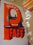 PFAFE SEWING MACHINE ENAMEL SIGN----SEW50