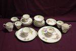 24 Piece Royal Doulton Clamis Thistle Pattern Tea Service Set 