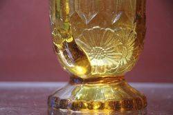 2 Hand Amber  Vase C1930