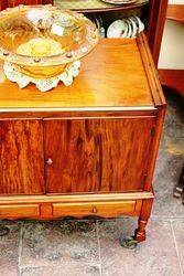 2 door Walnut Tea Trolley