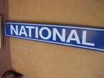 NATIONAL SELUS STRIP ENAMEL SIGN ---SM108