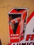 LUMIERE FILM--DOUBLE SIDED ENAMEL SIGN ---SM84