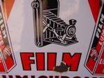 LUMIERE FILM--DOUBLE SIDED ENAMEL SIGN ---SM84