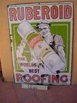 RUBEROID ROOFING ENAMEL SIGN ---SM81