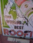 RUBEROID ROOFING ENAMEL SIGN ---SM81