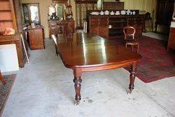 3 Leaf Mahogany Extension Table