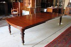 3 Leaf Mahogany Extension Table