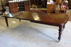 3 Leaf Mahogany Extension Table