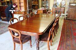 3 Leaf Mahogany Extension Table