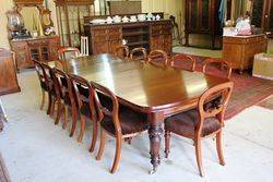 3 Leaf Mahogany Extension Table