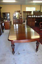 3 Leaf Mahogany Extension Table