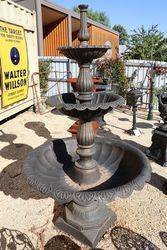 3 Tier Lisbon Cast Iron Fountain