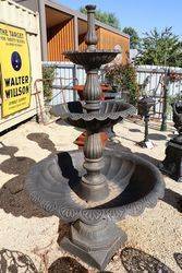 3 Tier Lisbon Cast Iron Fountain