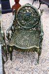 4 Piece Cast Iron Outdoor Garden Setting