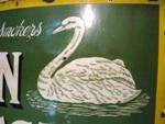 SWAN VESTAS MATCHES ENAMEL SIGN ---ST95